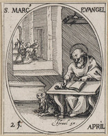 KG 10276
<br/>
Heilige Marcus ("Heiligenkalender")
<br/>
<em>Callot, Jacques (1592 - 1635)</em>